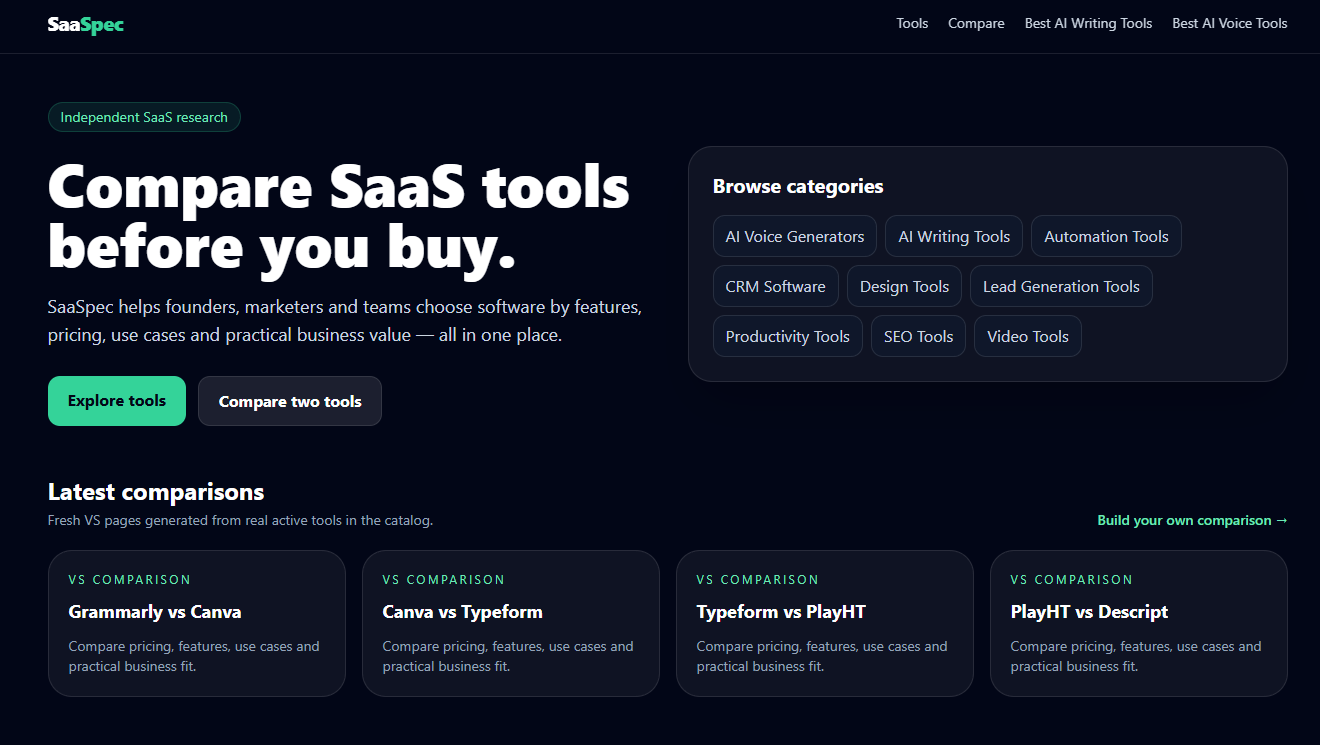 Software  saas project preview